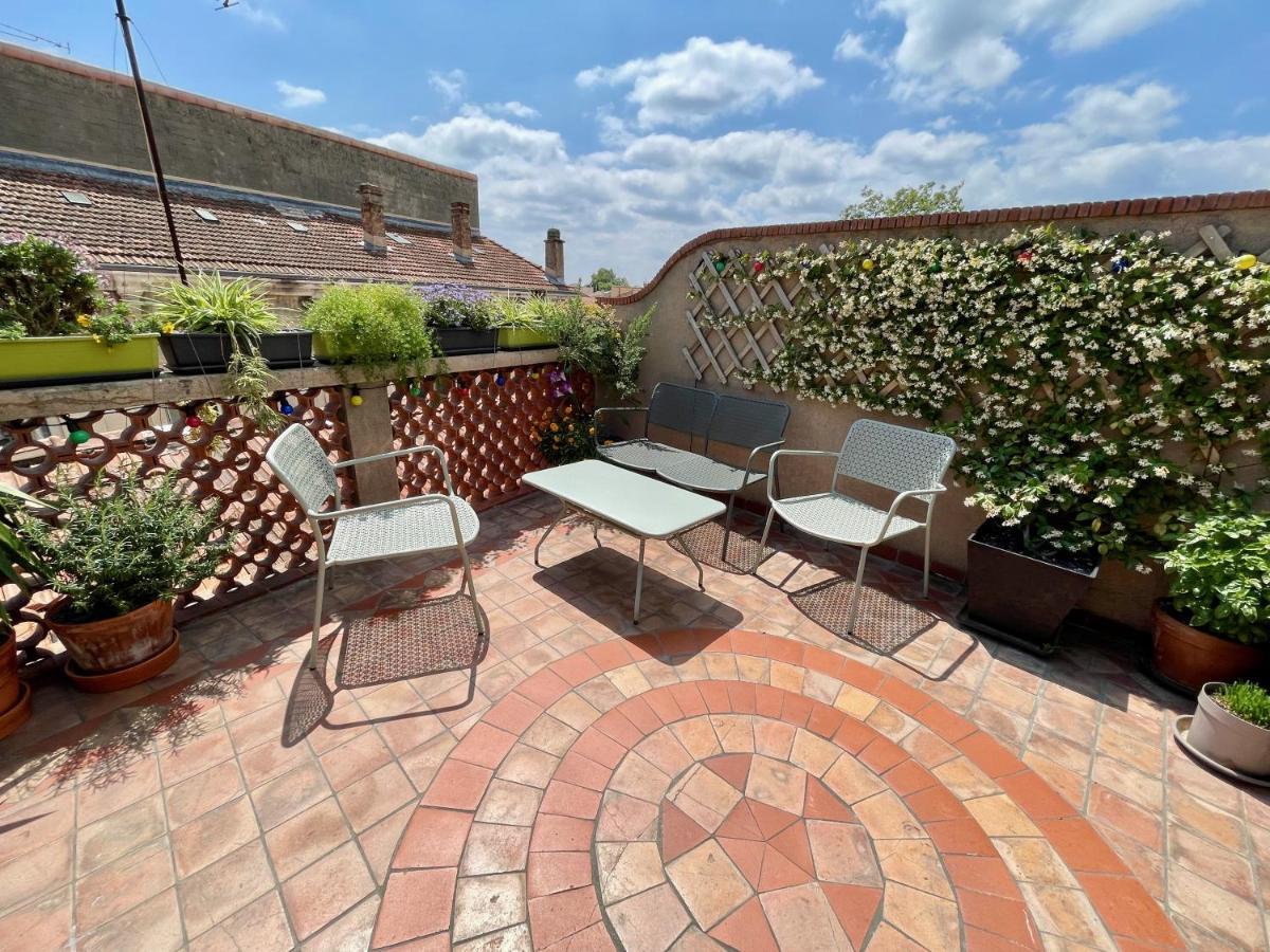 アヴィニョンL'Atypique - T3 Grande Terrasse, Bbq Vue Et Chemineeアパートメント エクステリア 写真